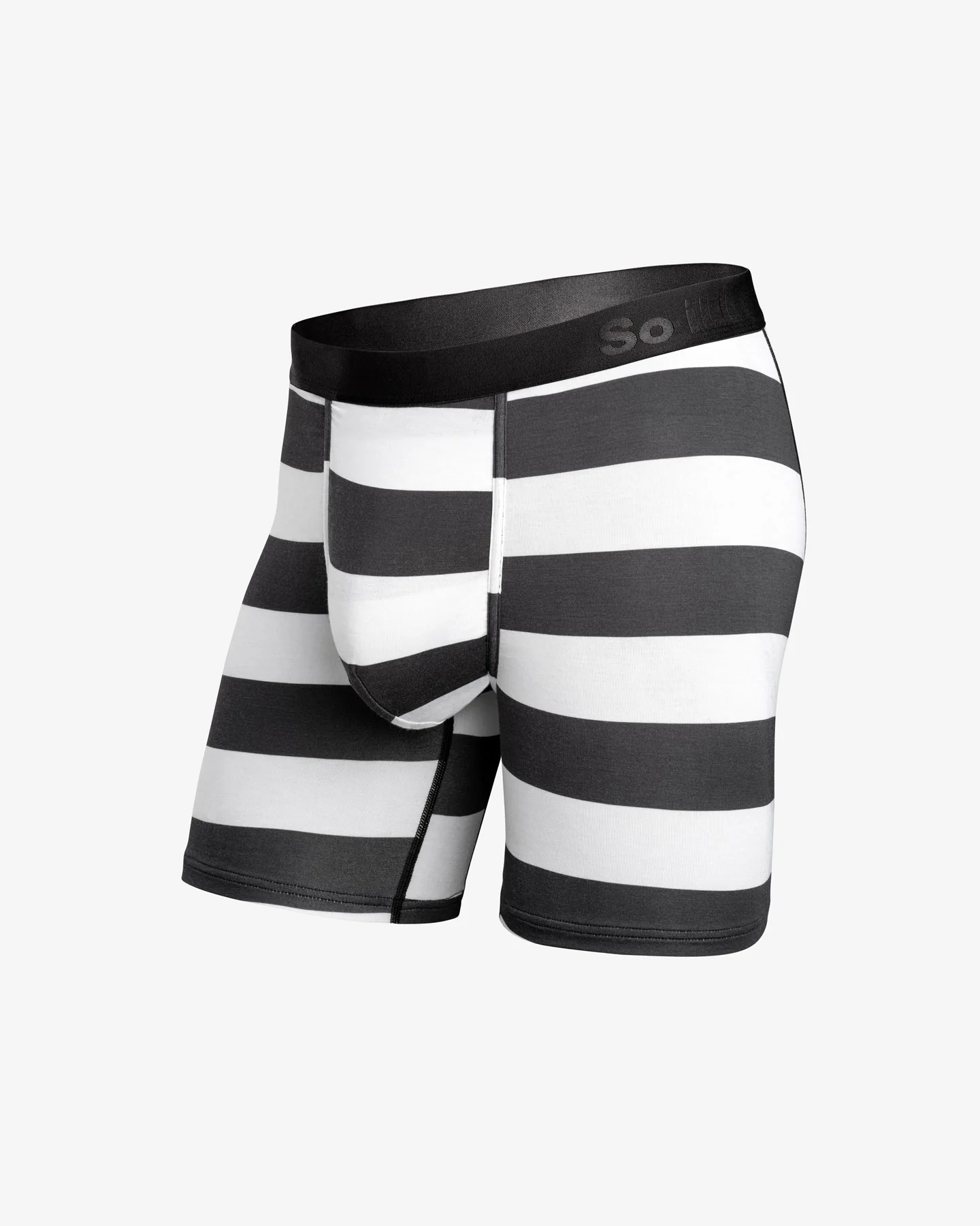 Boxer Briefs • Black / White Stripe - Image 2